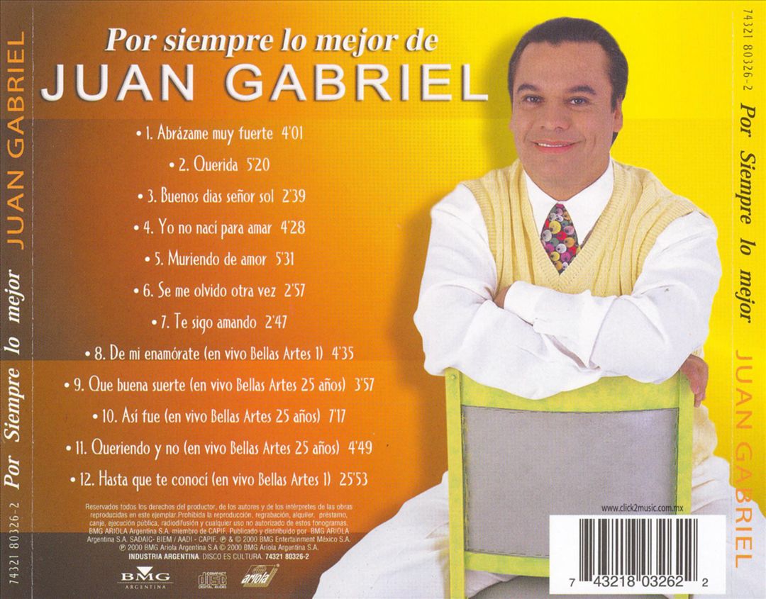 Por Siempre lo Mejor De cover art