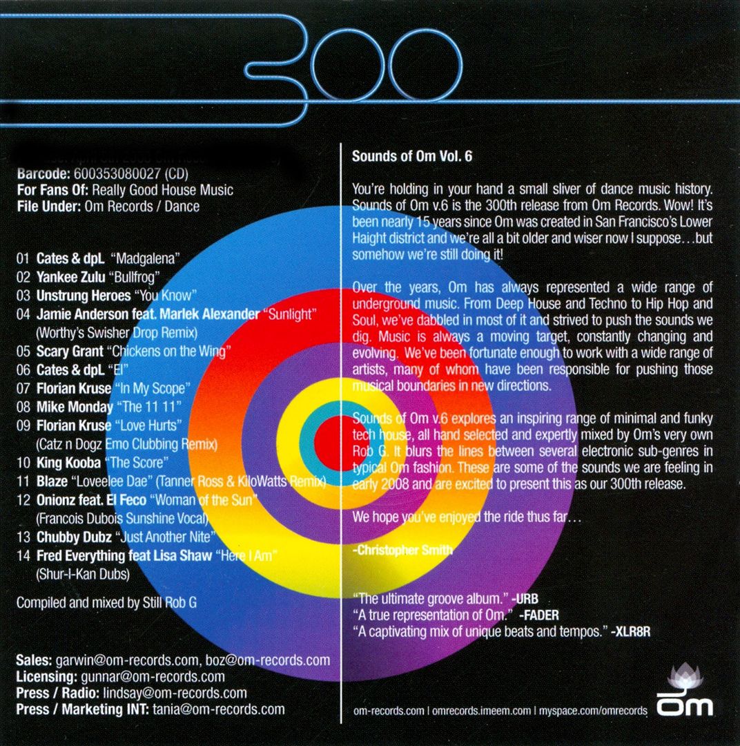 Sounds of OM, Vol. 6 cover art