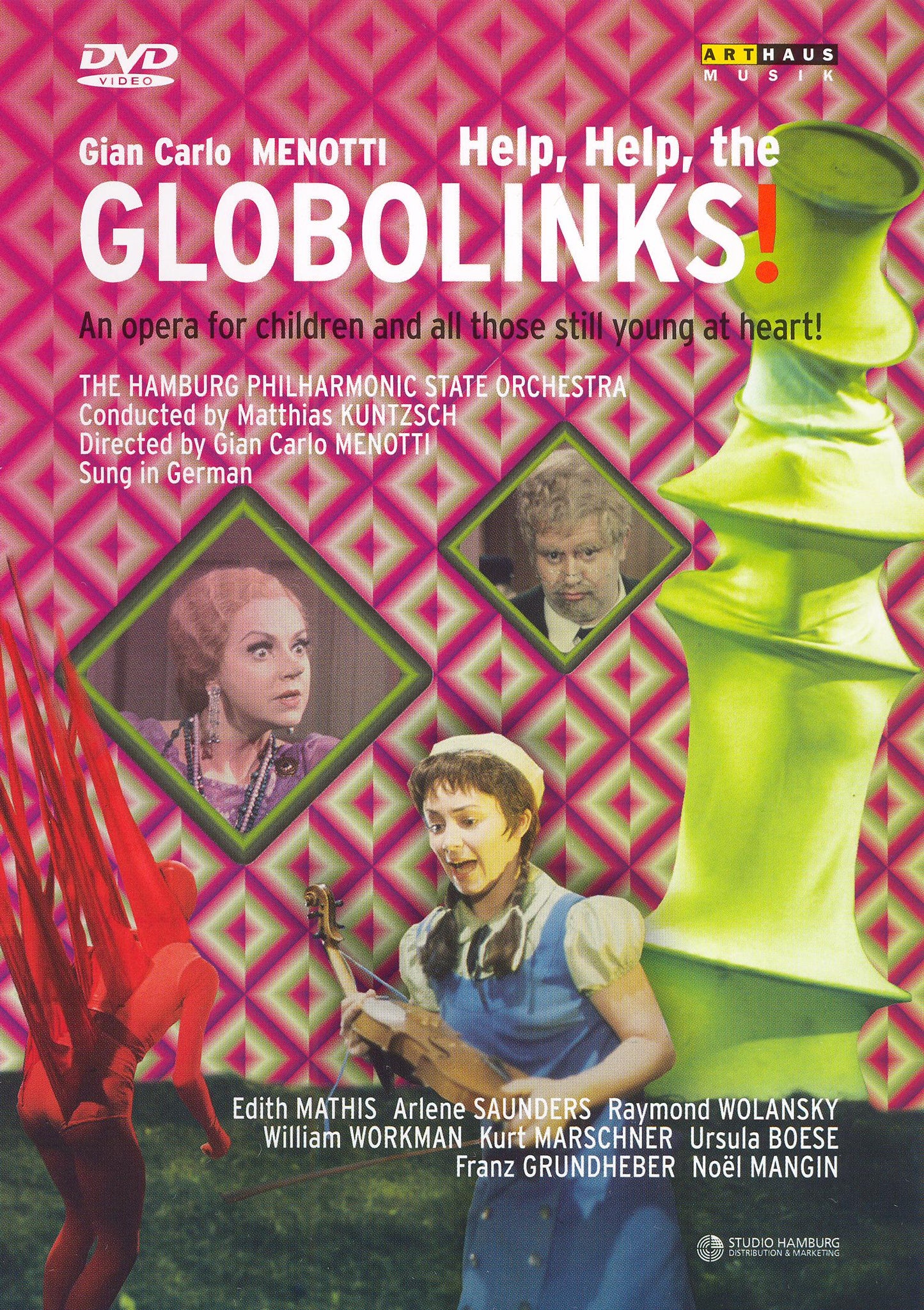 Gian Carlo Menotti - Help, Help, The Globolinks cover art