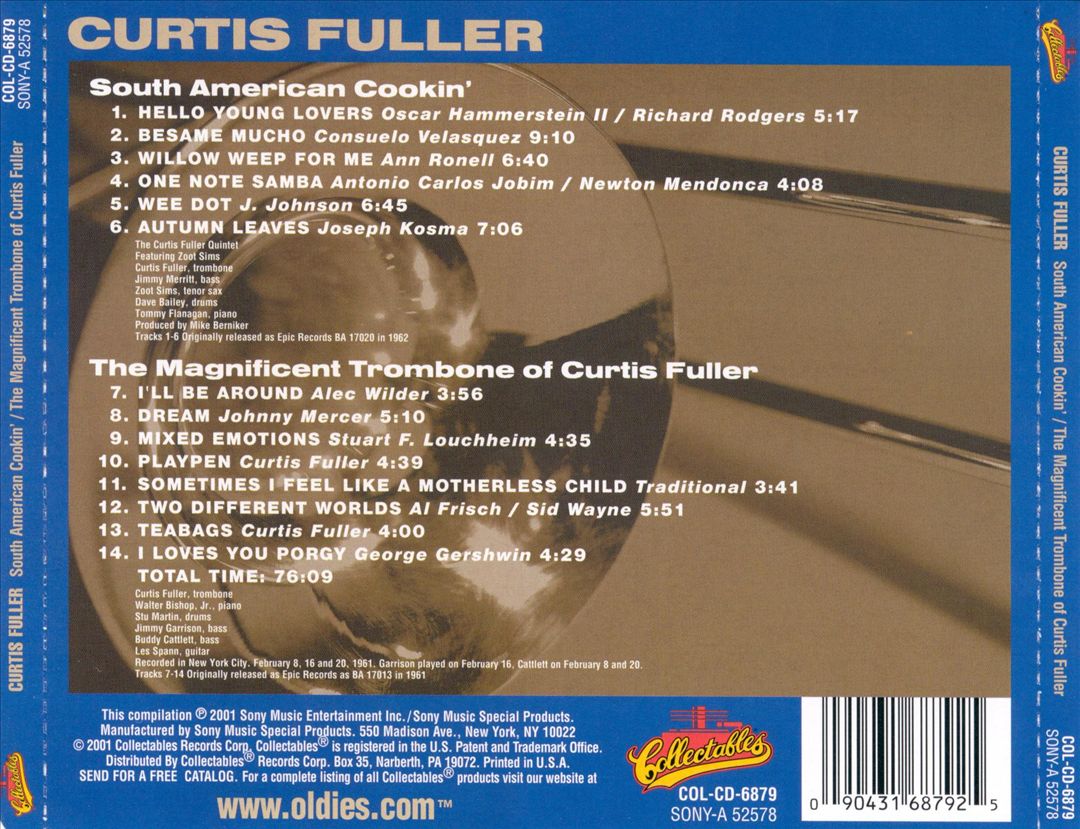 South American Cookin'/Magnificent Trombone of Curtis Fuller cover art