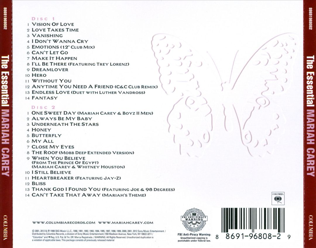 Essential Mariah Carey cover art
