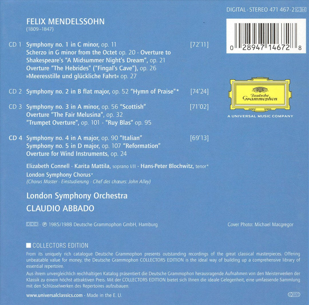 Mendelssohn: 5 Symphonies; 7 Overtures cover art