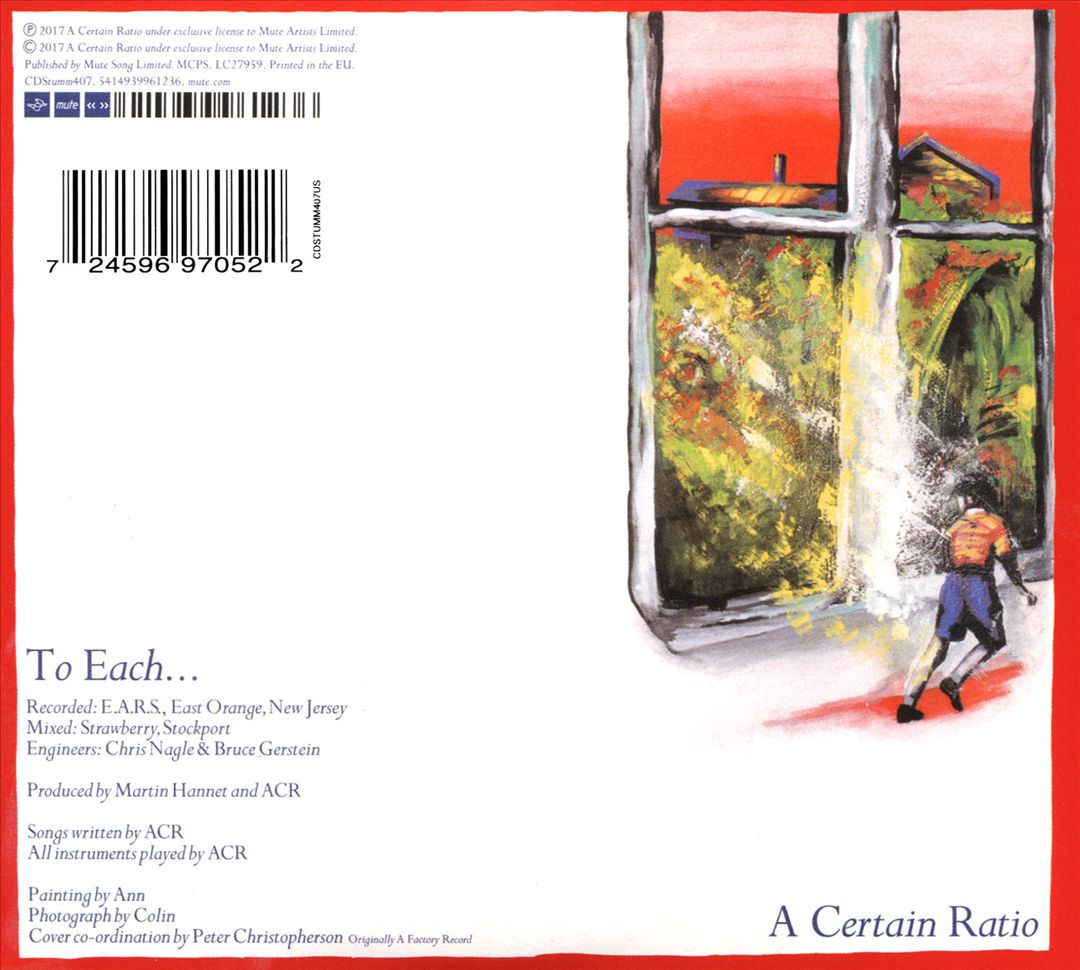 To Each... cover art