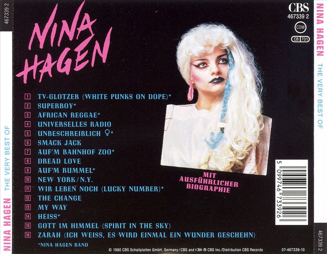 Very Best of Nina Hagen cover art