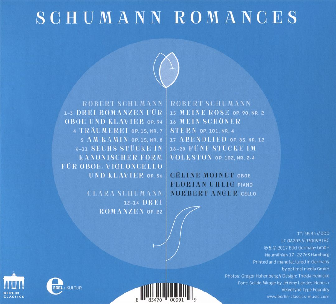 Schumann Romances cover art