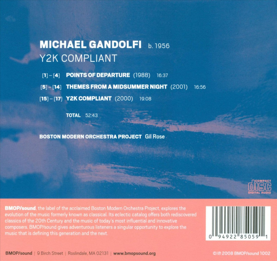 Michael Gandolfi: Y2K Compliant; Points of Departure; Themes from a Midsummer Night cover art