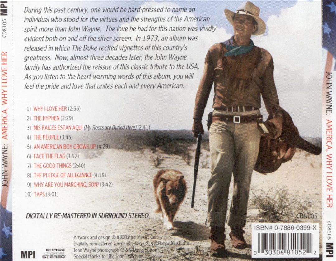 America, Why I Love Her cover art
