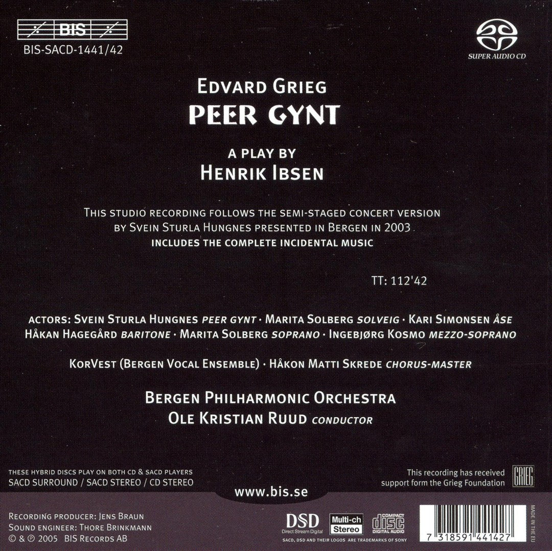 Grieg: Peer Gynt cover art