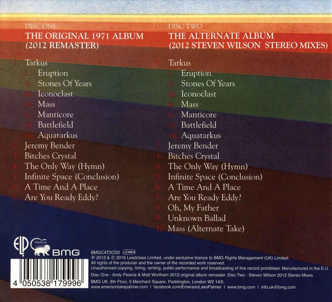 Tarkus cover art