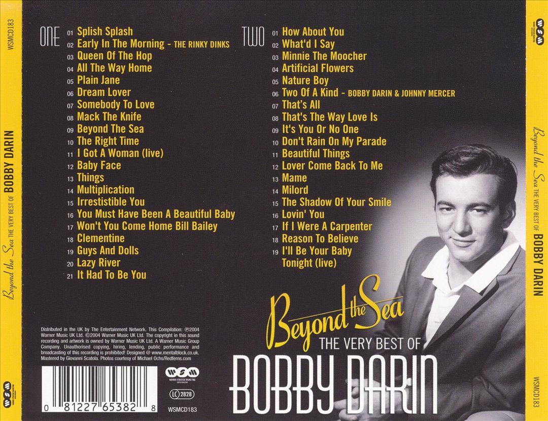 Beyond the Sea: The Very Best of Bobby Darin cover art