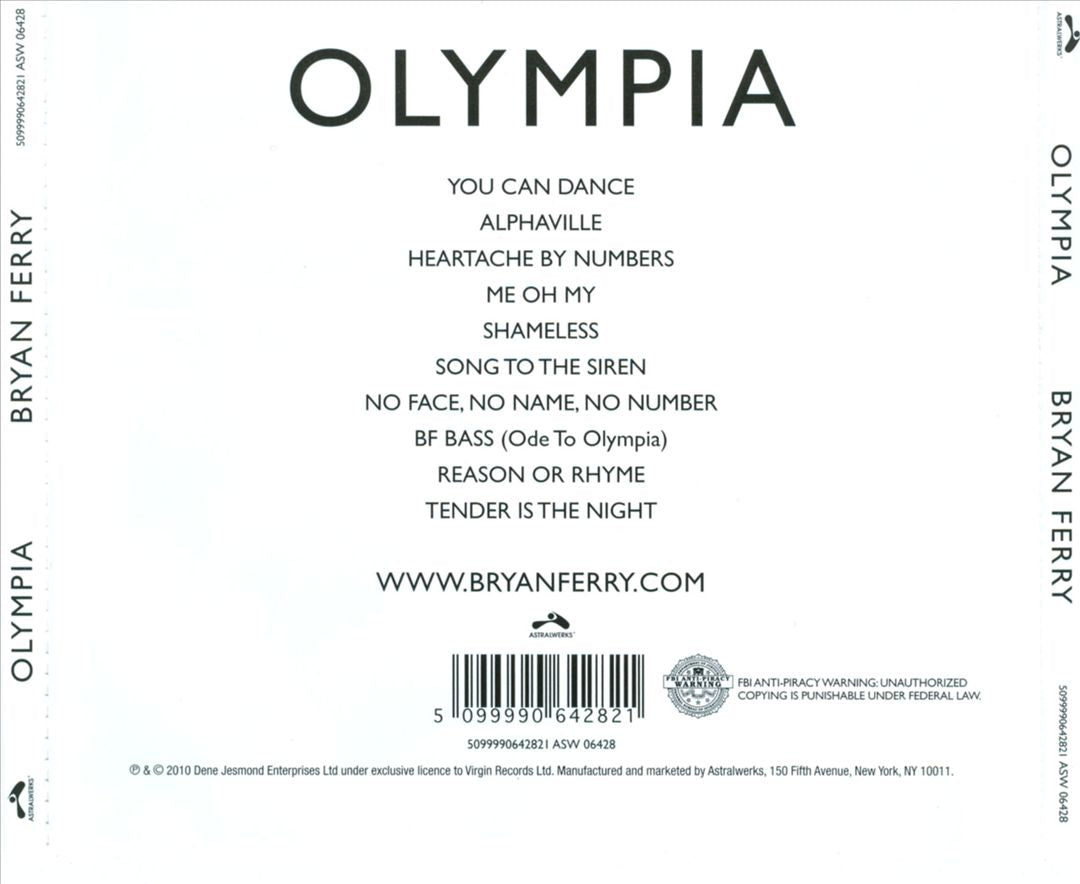 Olympia cover art