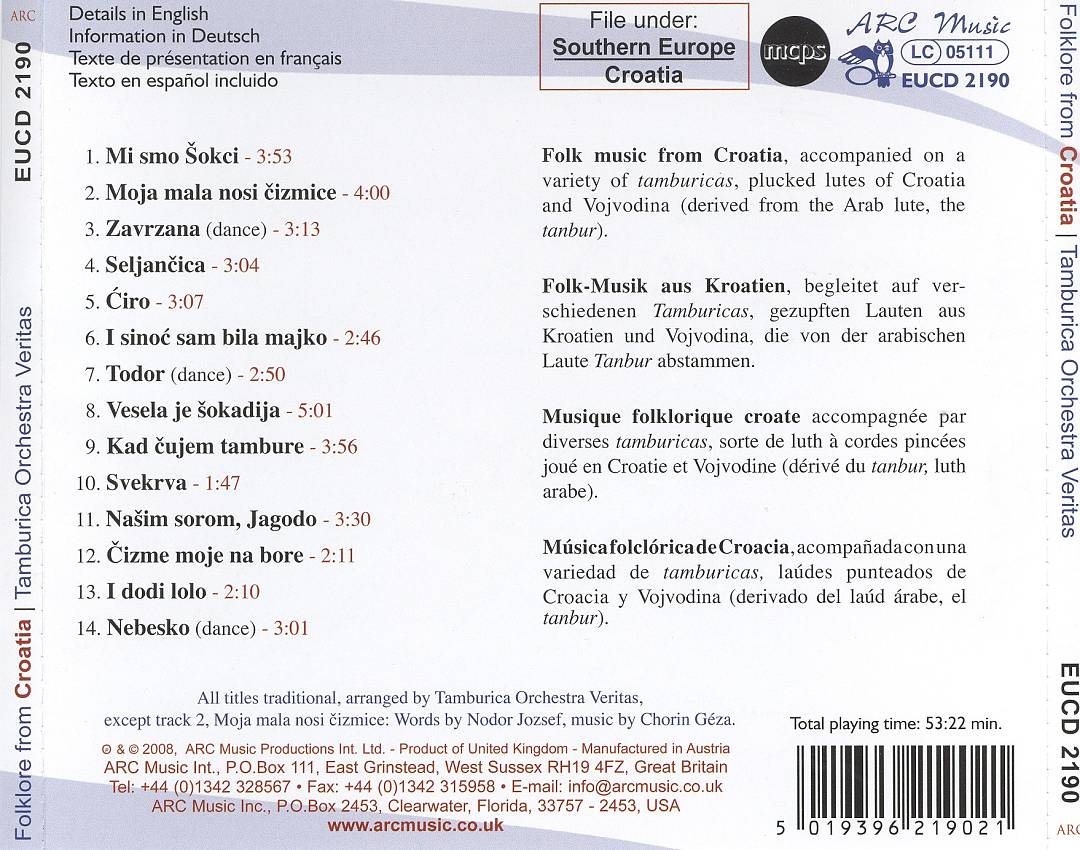 Folklore from Croatia cover art