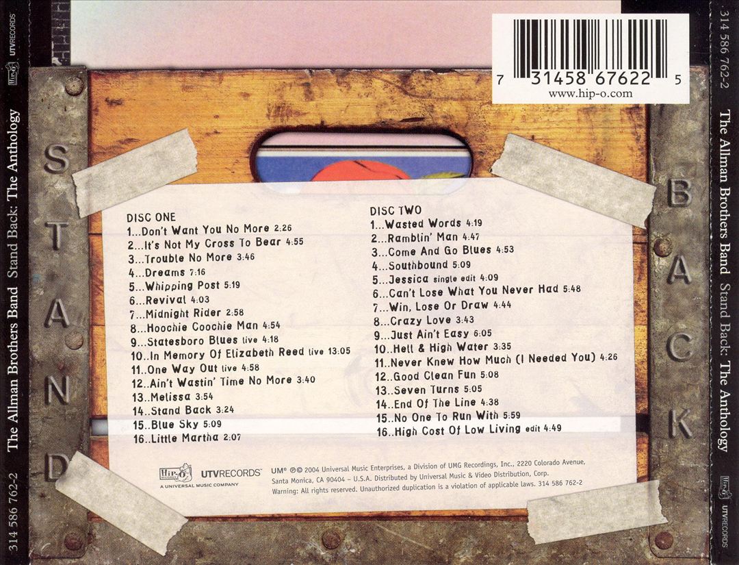 Stand Back: The Anthology cover art