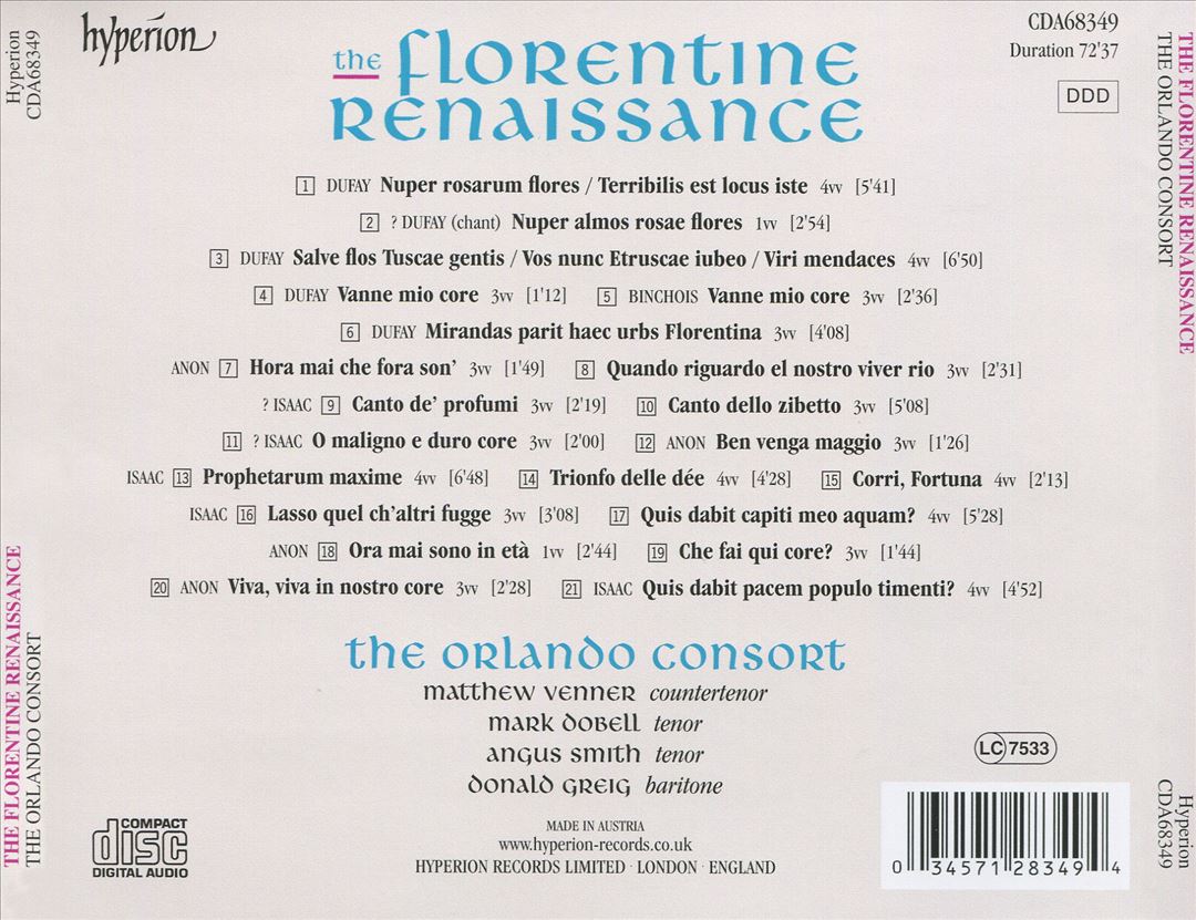 Florentine Renaissance cover art