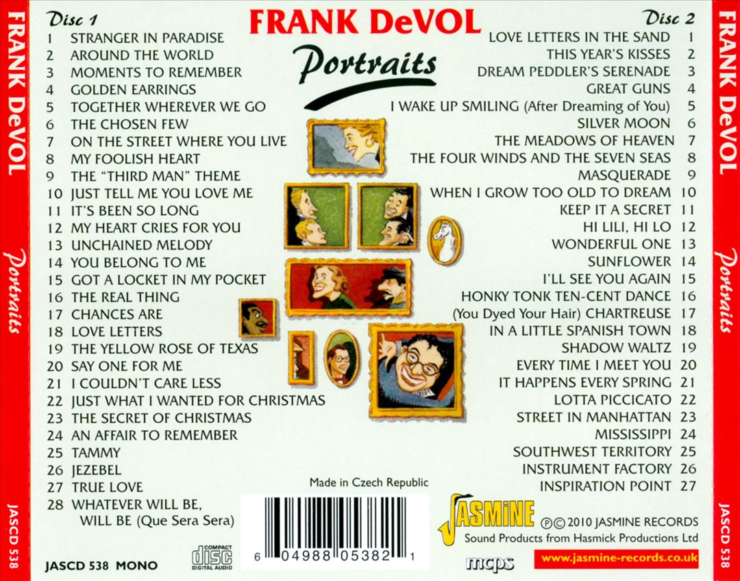 Portraits: The Creative Sounds of Frank DeVol cover art