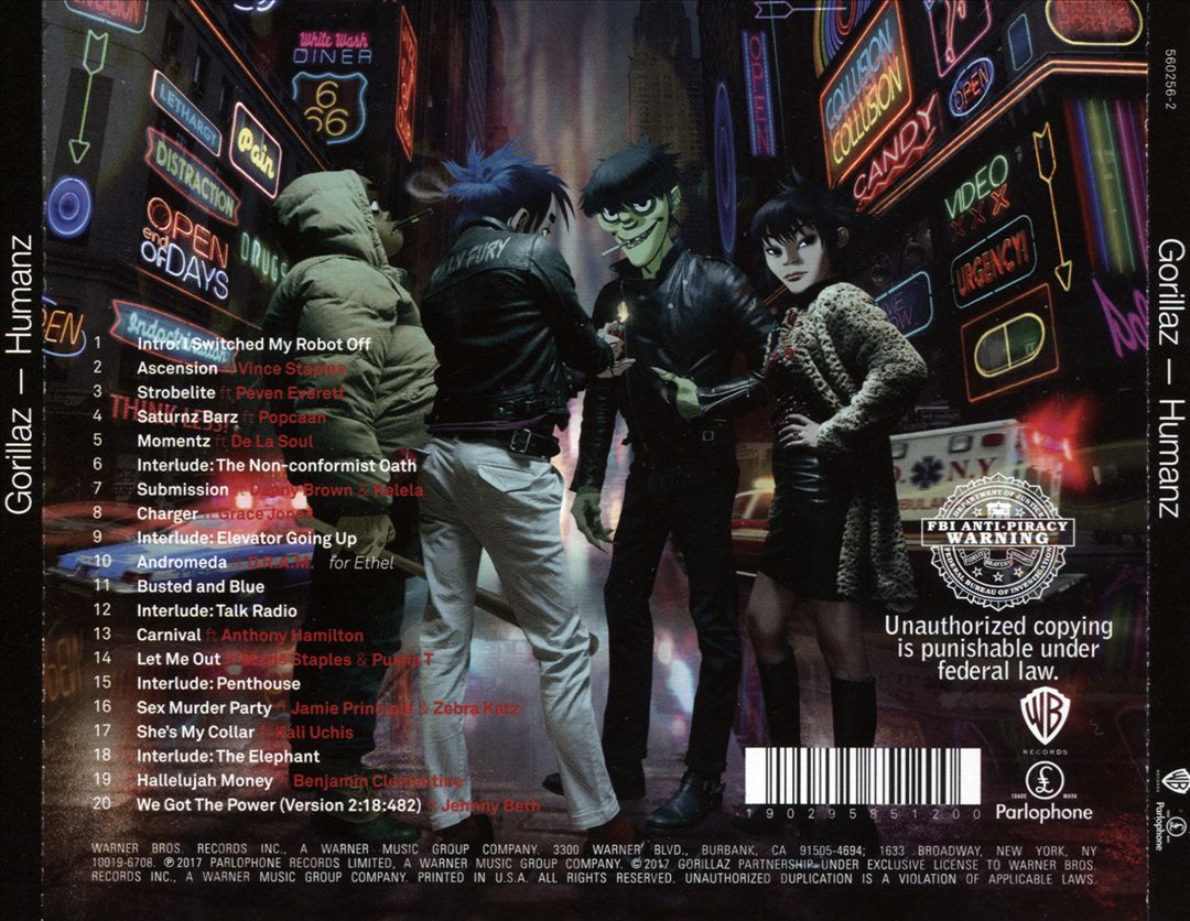 Humanz cover art