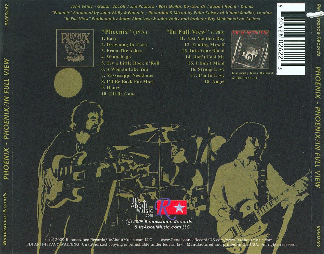 Phoenix/In Full View cover art