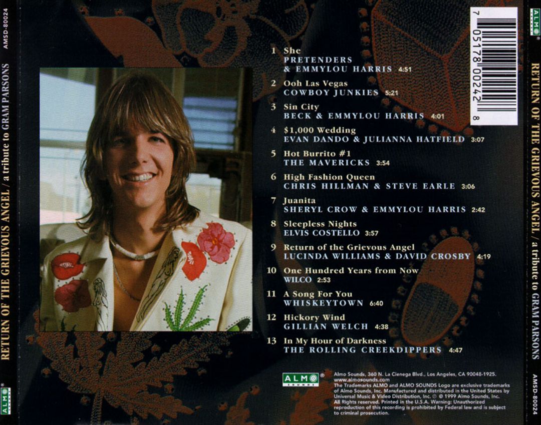 Return of the Grievous Angel: A Tribute to Gram Parsons cover art