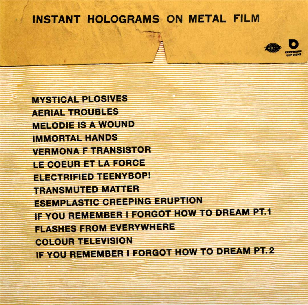 Instant Holograms on Metal Film cover art