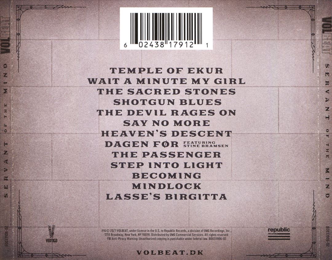 Servant of the Mind cover art