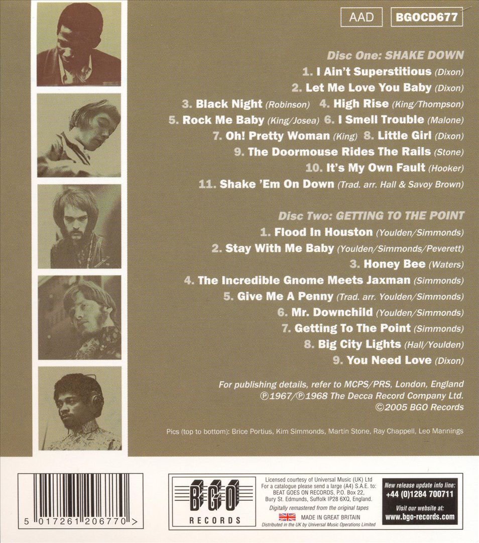 Shake Down/Getting to the Point cover art