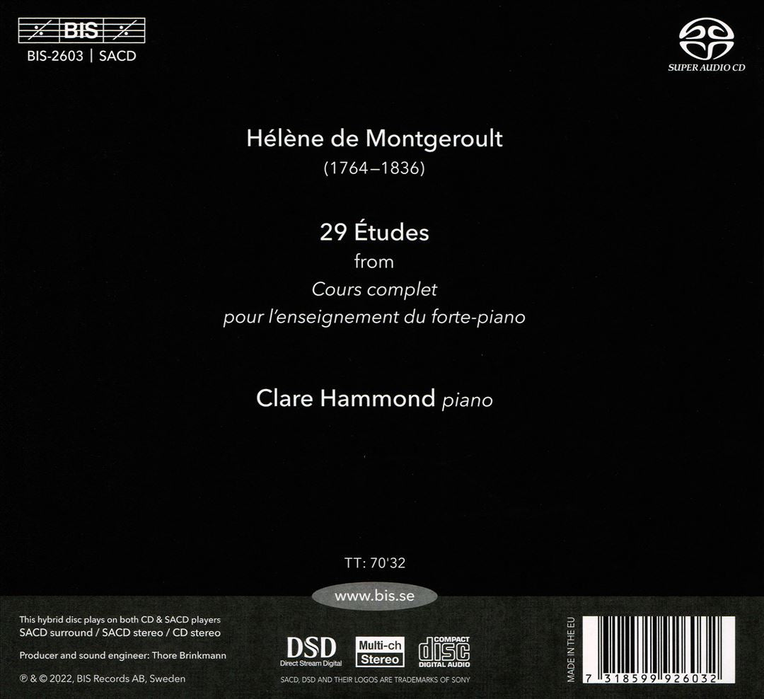 Hélène de Montgeroult: Études cover art