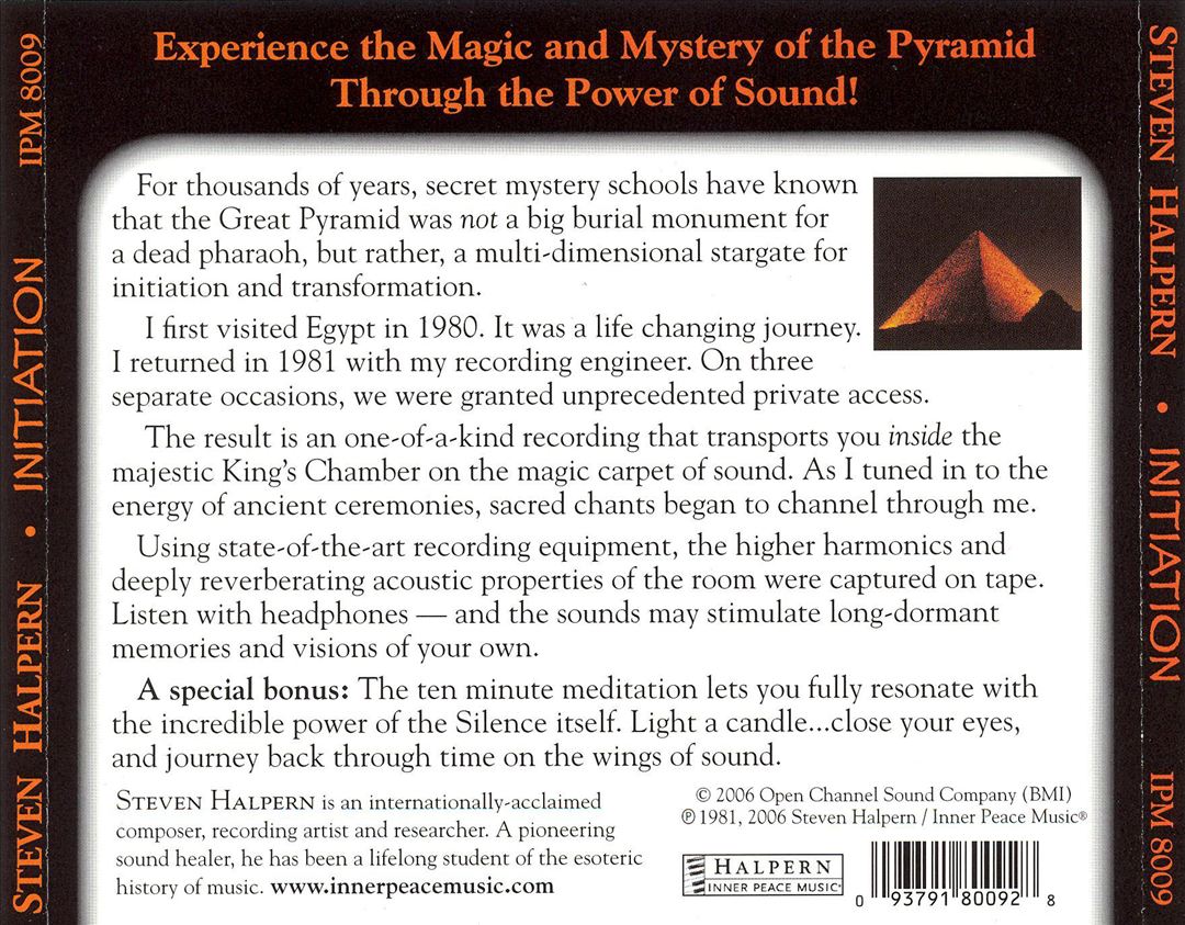 Initiation: Inside the Great Pyramid cover art