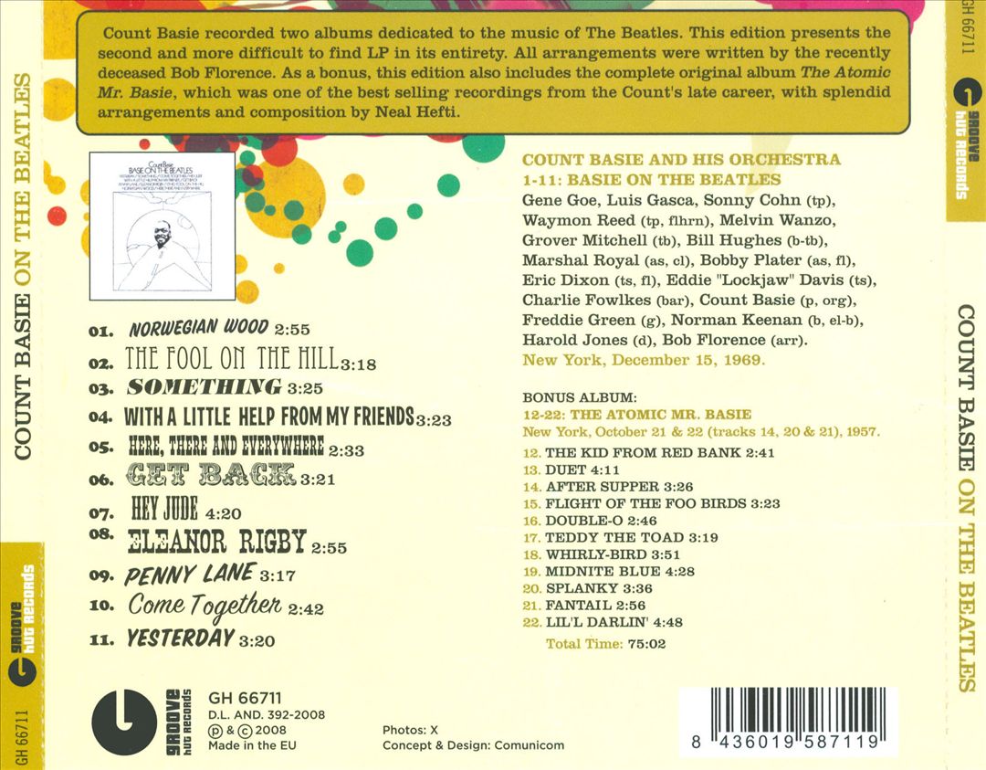 Basie on the Beatles cover art