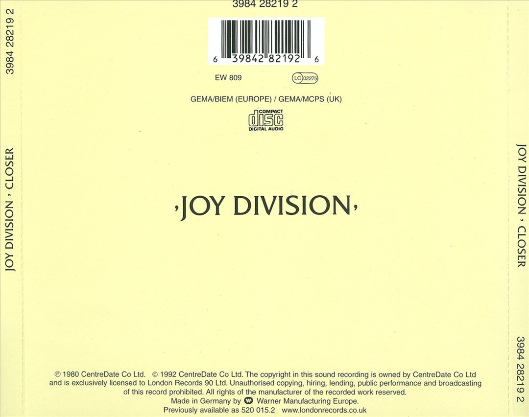 Closer cover art
