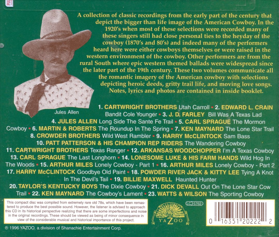 When I Was a Cowboy, Vol. 1 cover art