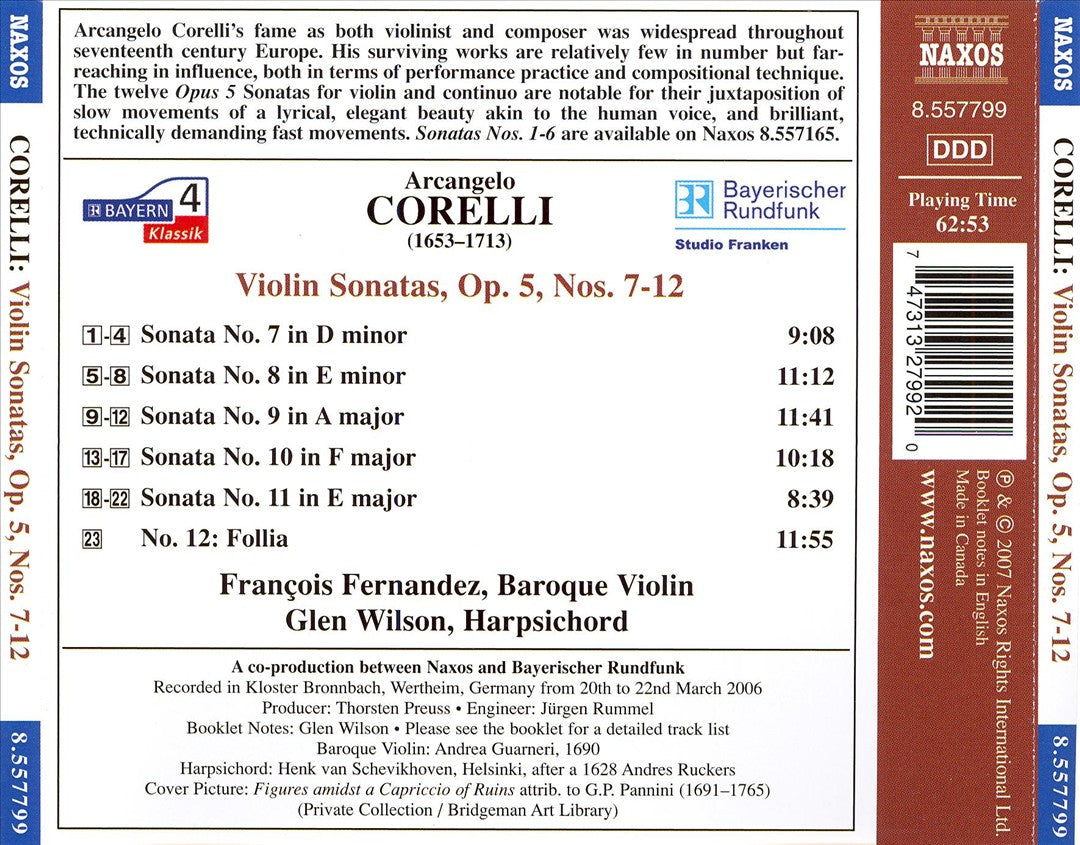 Corelli: Violin Sonatas cover art