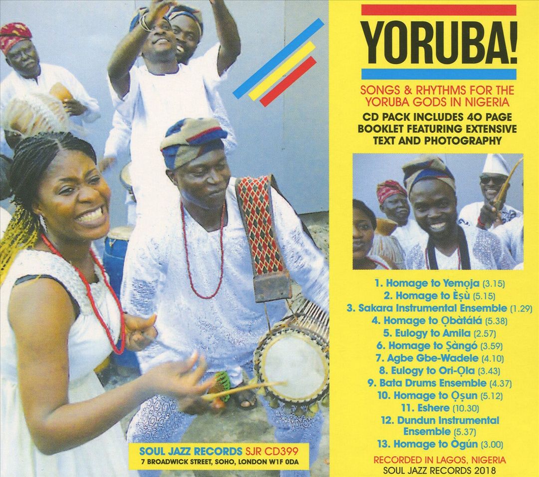 Yoruba! Songs and Rhythms for the Yoruba Gods in Nigeria cover art