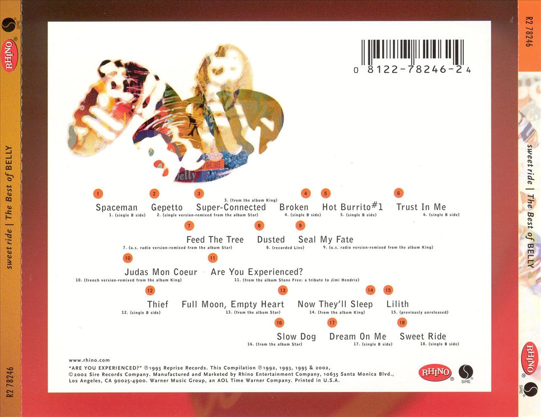 Sweet Ride: The Best of Belly cover art