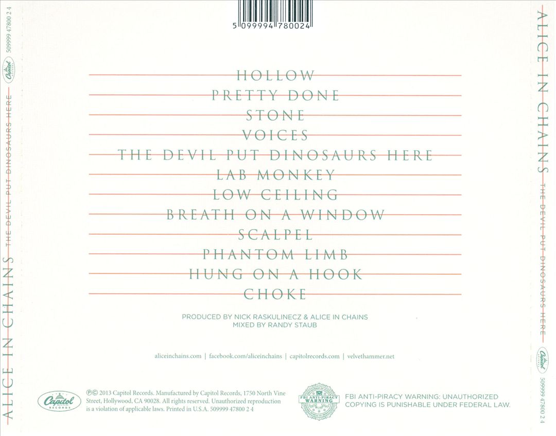 Devil Put Dinosaurs Here cover art