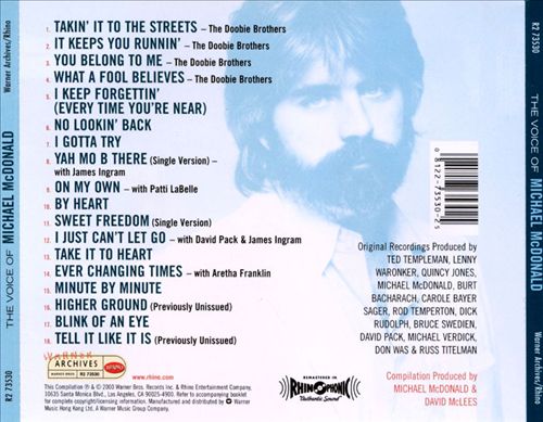 Voice of Michael McDonald cover art