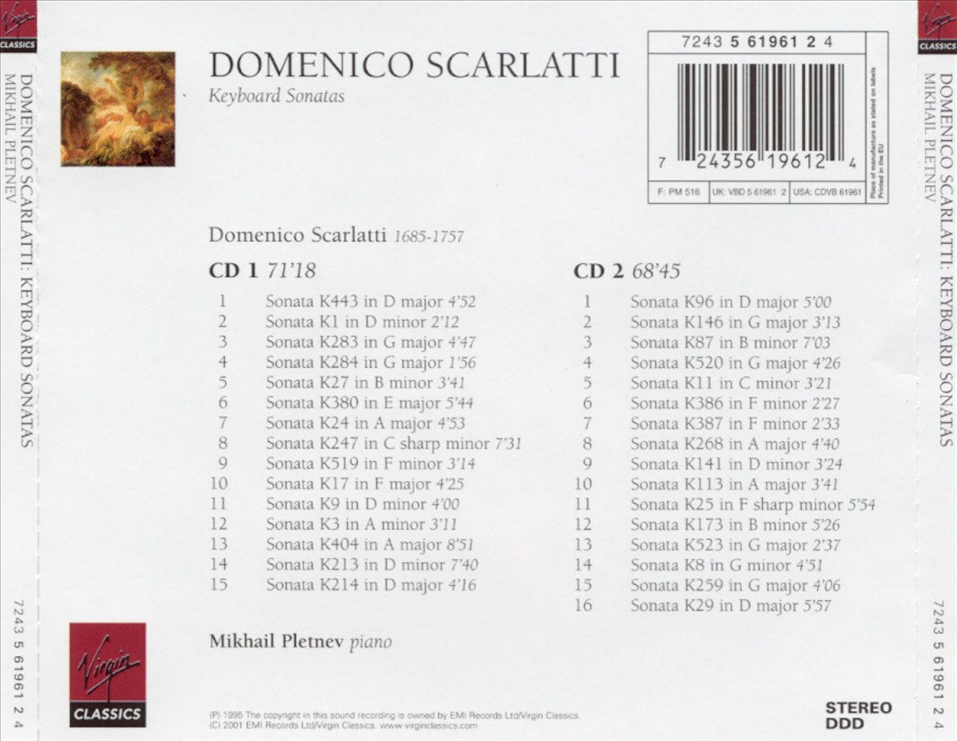Scarlatti: Sonatas cover art
