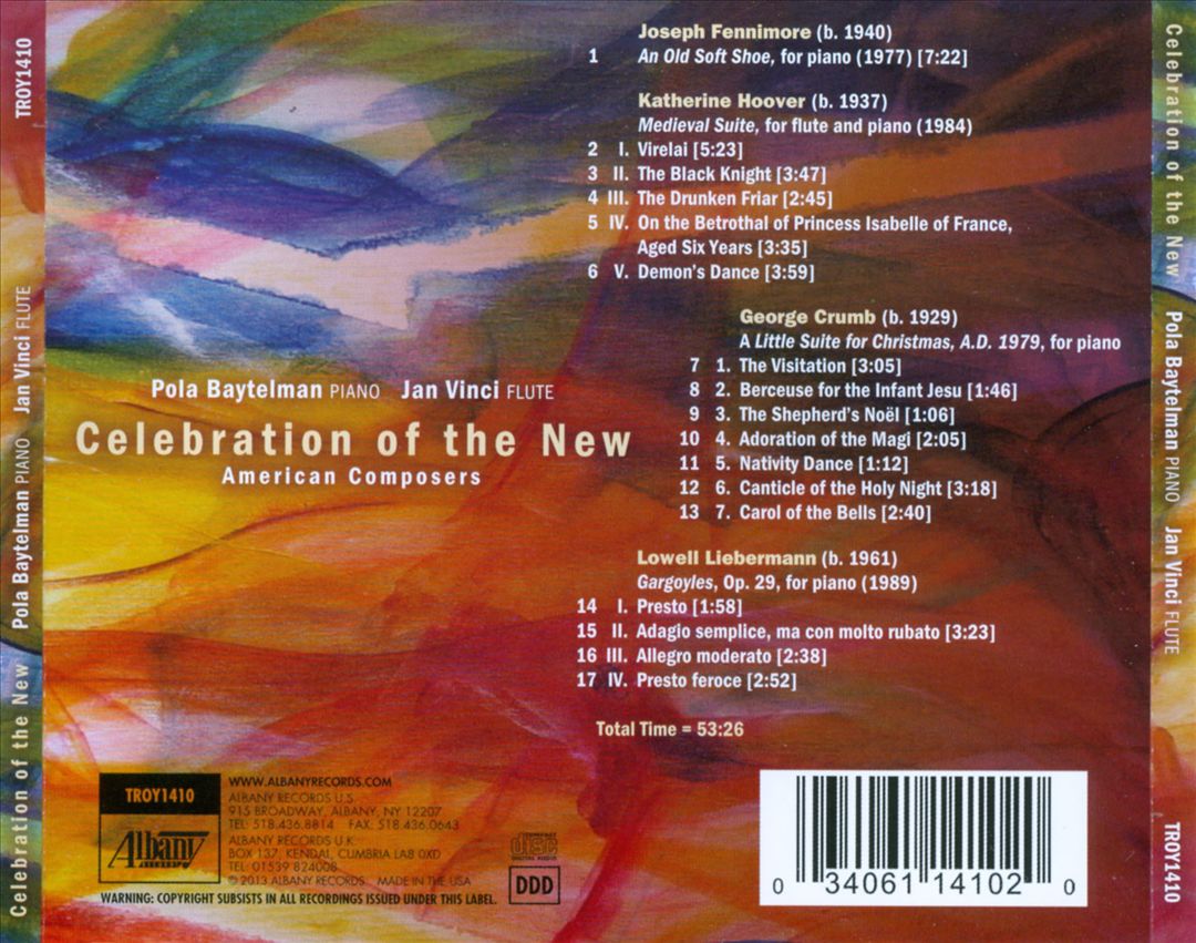 Celebration of the New American Composers cover art