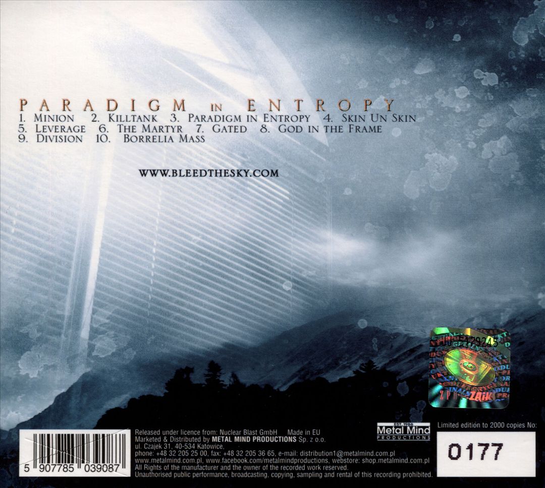 Paradigm in Entropy cover art