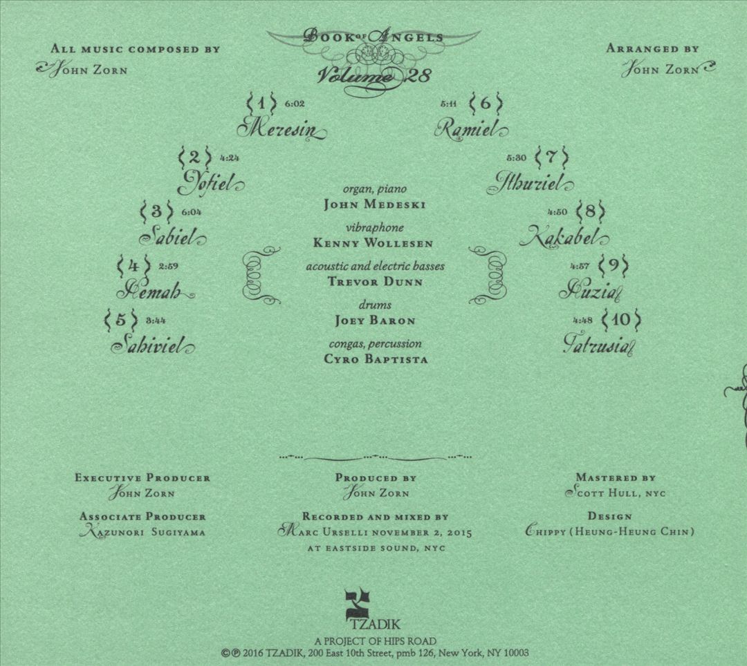 Andras: The Book of Angels, Vol. 28 cover art