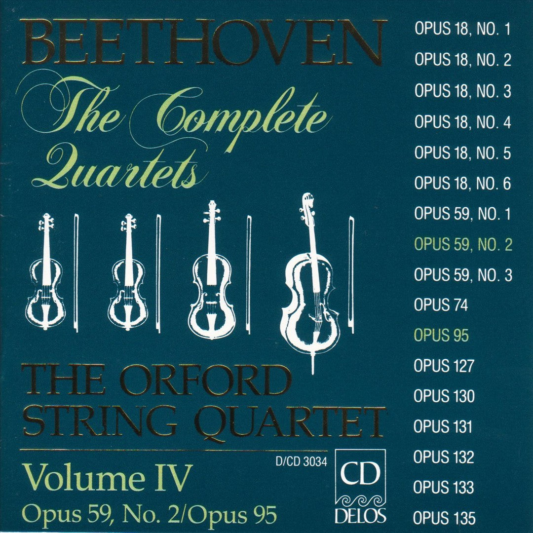 Beethoven: The Complete Quartets, Vol. IV cover art