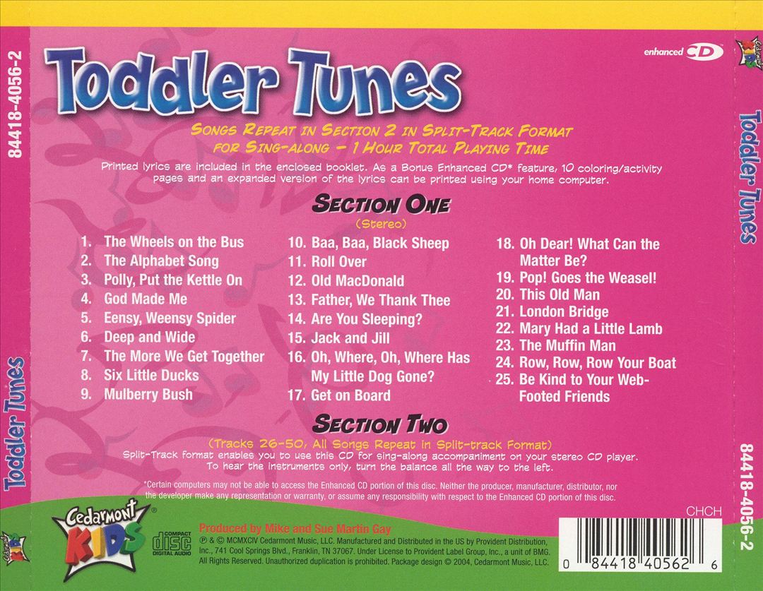 Toddler Songs cover art