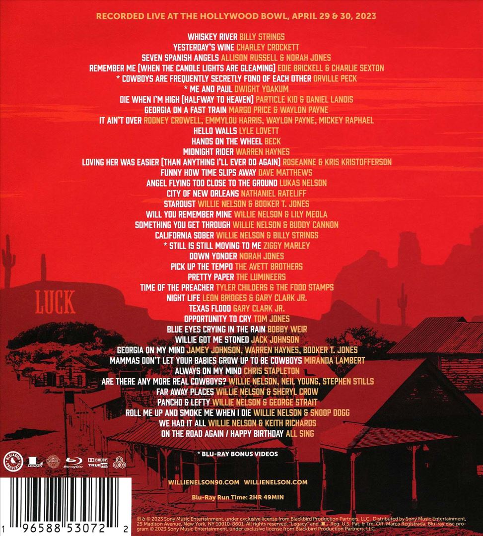 Long Story Short: Willie Nelson 90 (Live at the Hollywood Bowl) cover art