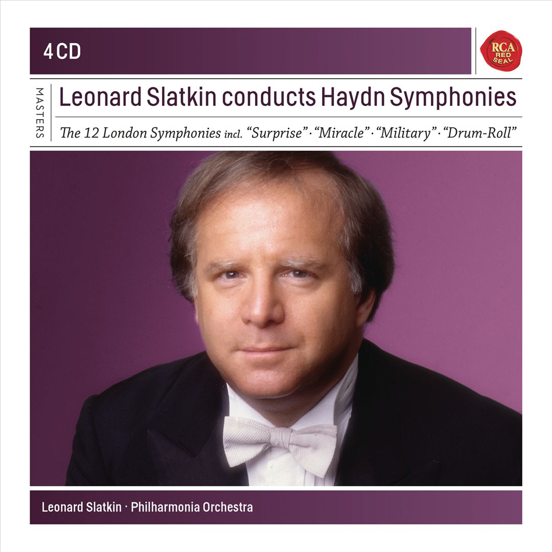 Leonard Slatkin conducts Haydn Symphonies cover art