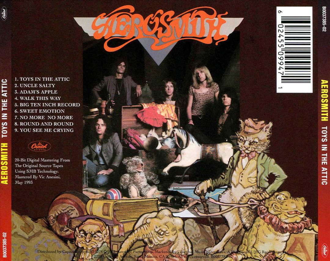 Toys in the Attic cover art