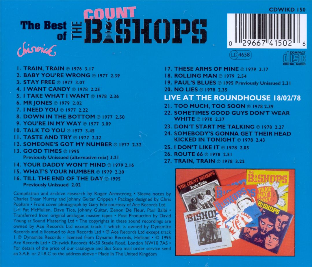 Best of the Count Bishops cover art