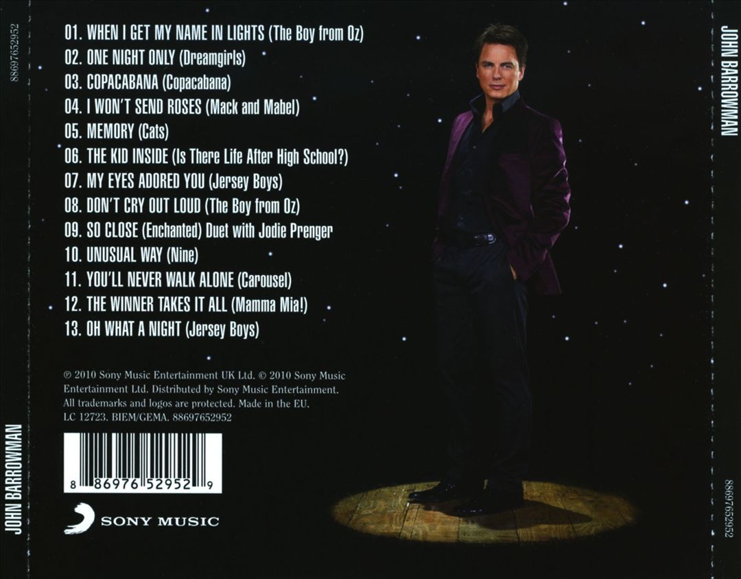 John Barrowman cover art