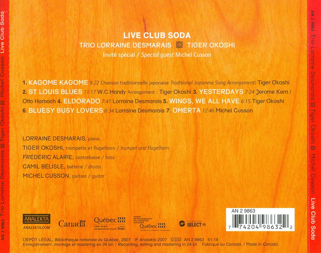 Live au Club Soda cover art