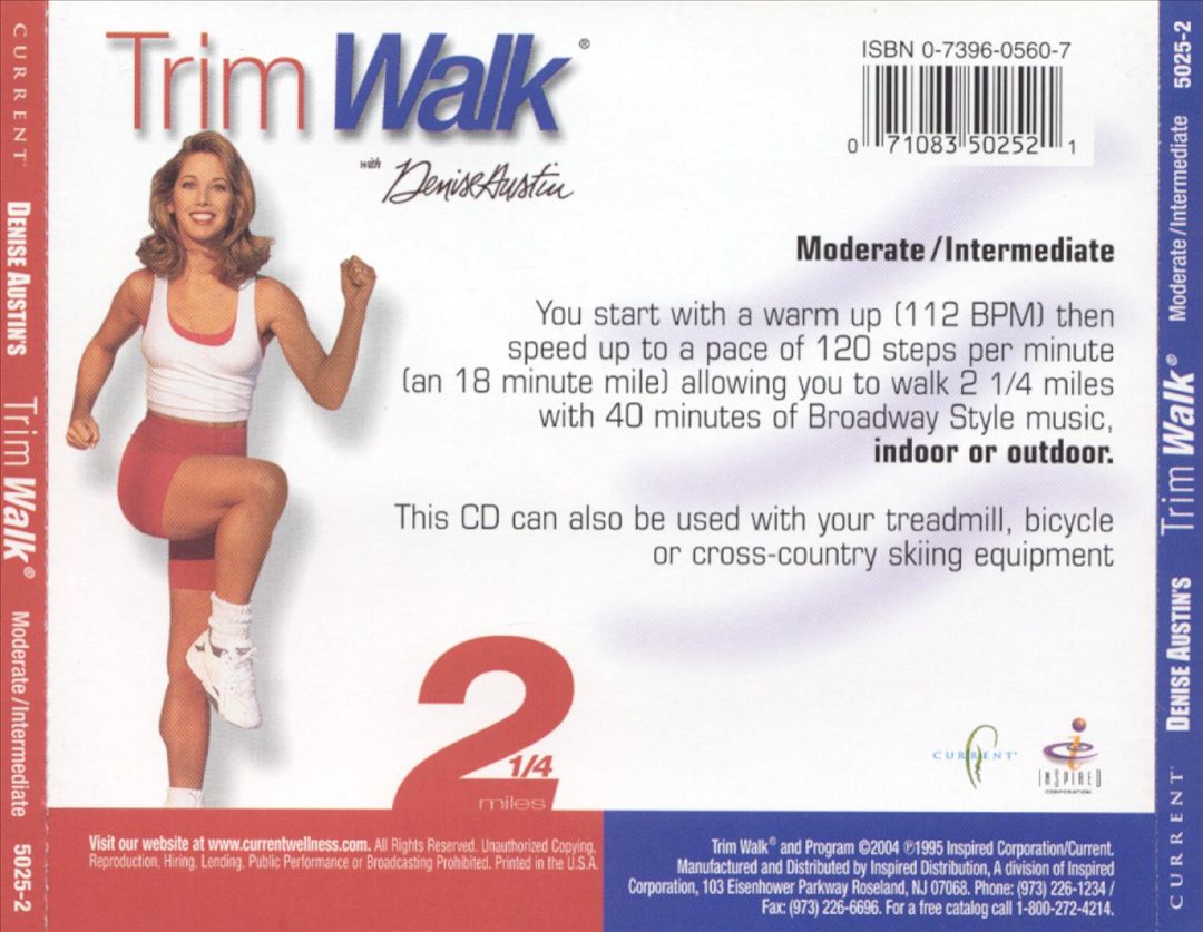 Denise Austin's: Trim Walk: Moderate/Intermediate cover art