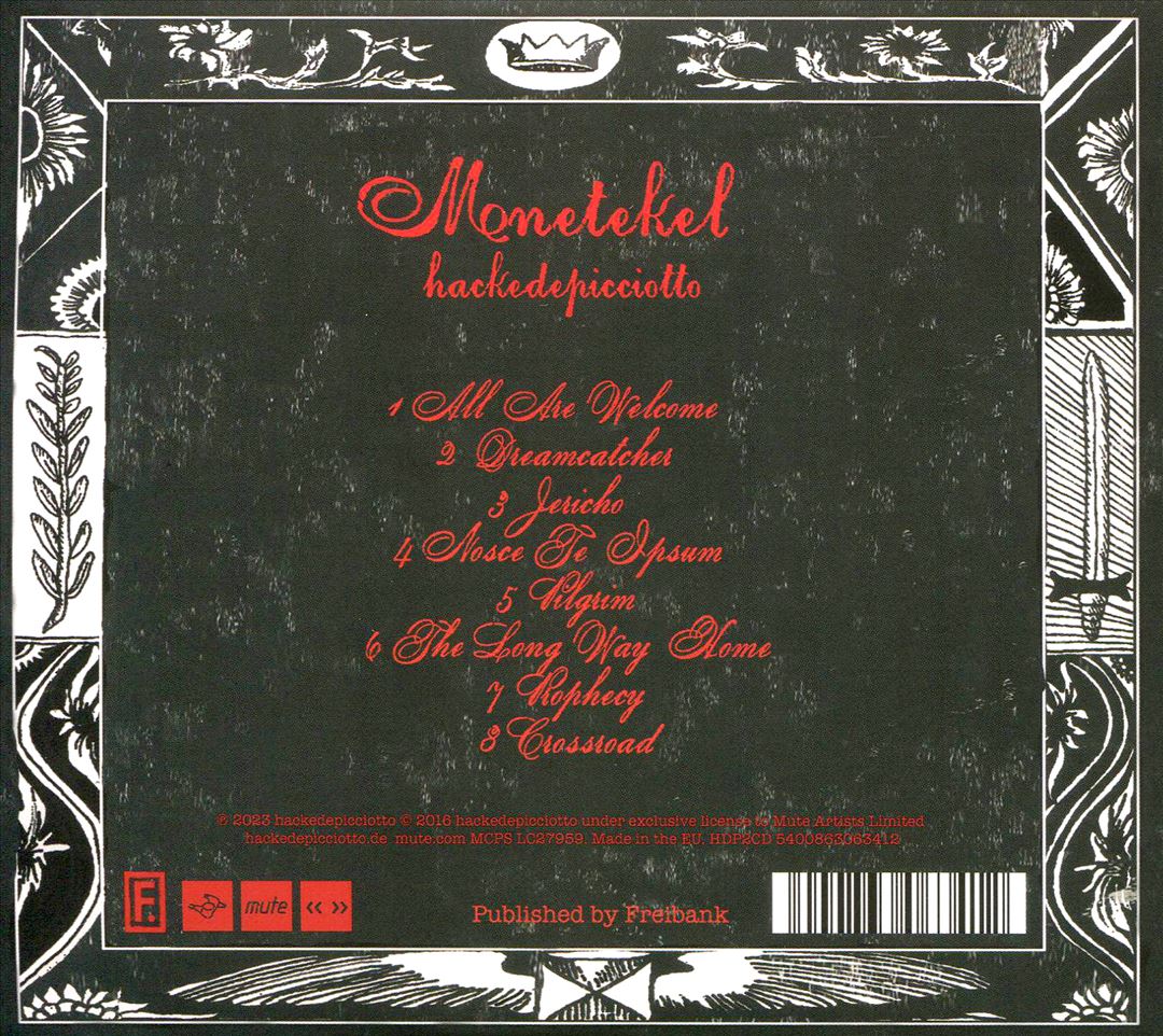 Menetekel cover art