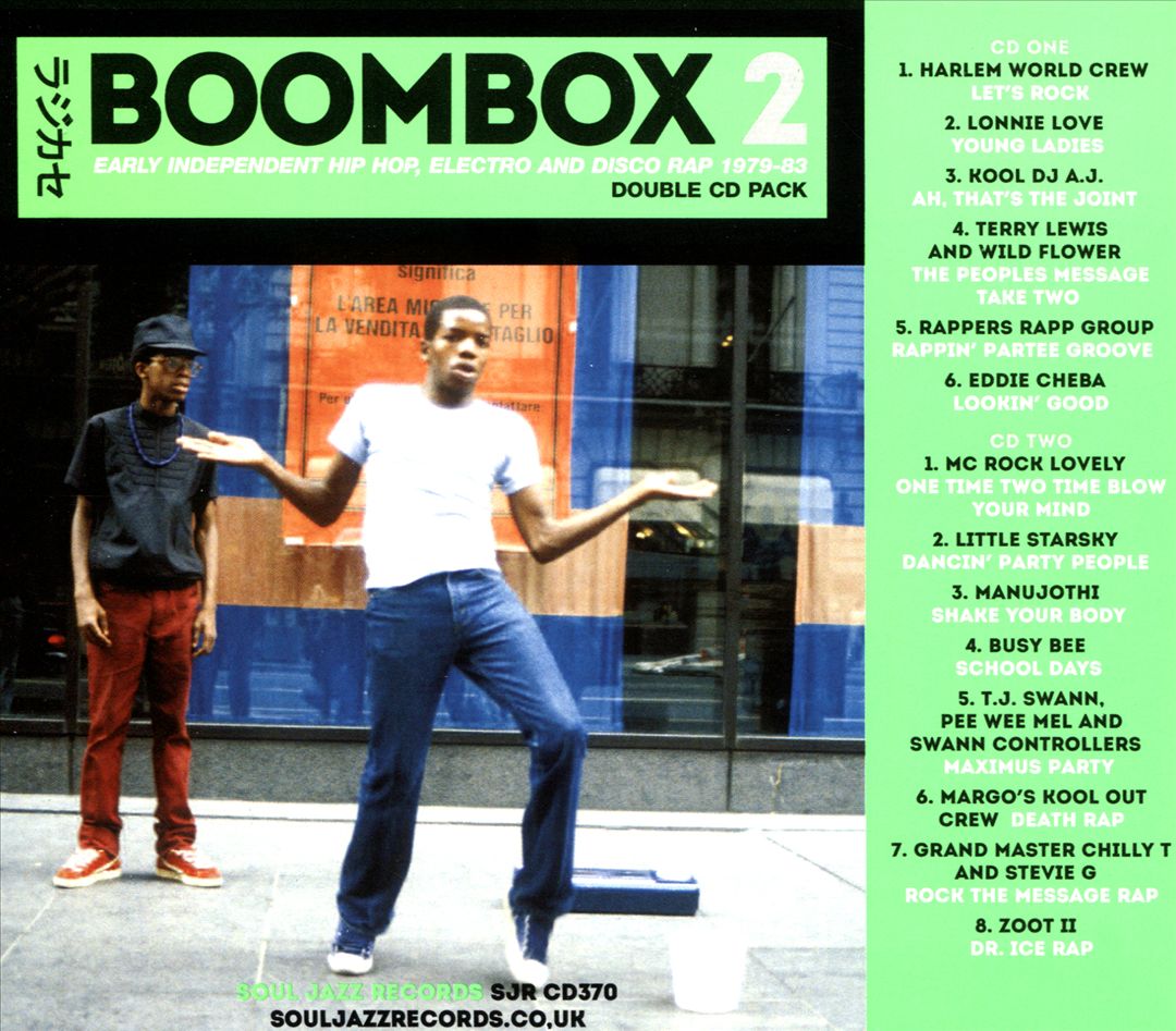 Boombox 2: Early Independent Hip Hop, Electro and Disco Rap 1979-83 cover art